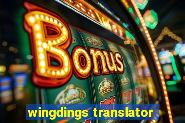 wingdings translator